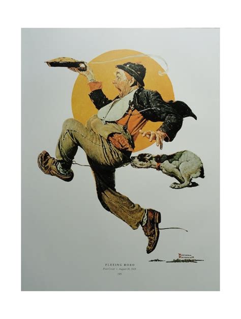 Fleeing Hobo Stealing A Pie With A Dog Biting His By Kingpaper