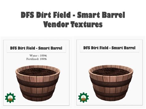 Second Life Marketplace F Dfs Dirt Field Smart Barrel Texture