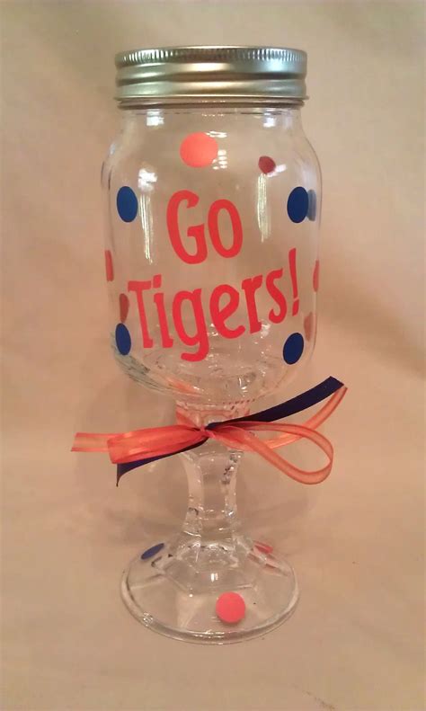 Auburn University Go Tigers Redneck Wine Glass For Auburn