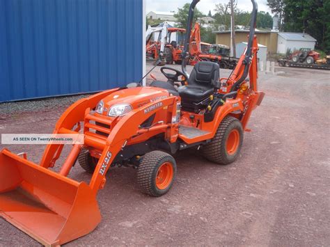 2011 Kubota Bx25 Tractor Loader Backhoe Only 27 Hours