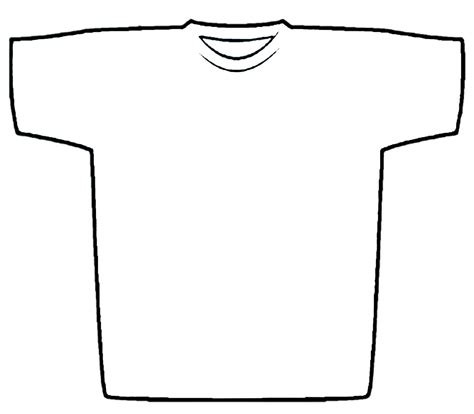 Clipart T Shirt Outline Clipart Best