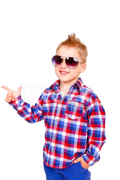 Cool Little Boy Pointing His Finger Stock Photo Royalty Free Freeimages