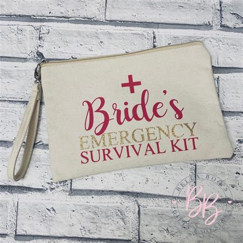 Bride Emergency Kit Wedding Survival Kit T For Bride To Etsy