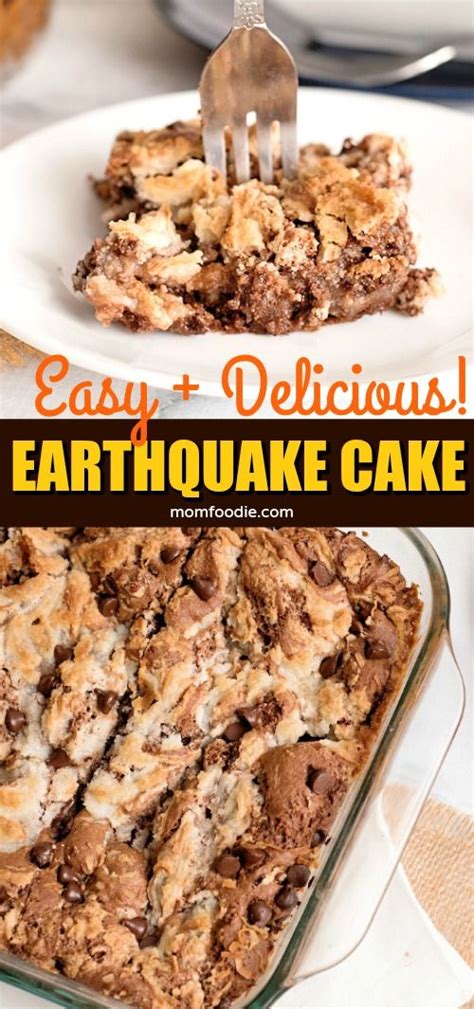 The moist chocolate cake paired with coconut pecan filling + chocolate frosting is.german chocolate cake. Earthquake Cake - easy dessert recipe - this German ...