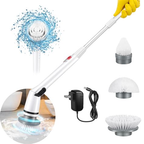 Buy Electric Spin Scrubber 360 Cordless Shower Floor Scrubber Power