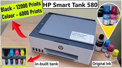 Hp Smart Tank 580 Wireless All In One Printer Unboxing 10p Per Print
