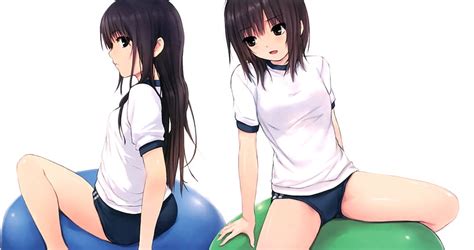 1920x1080px 1080p Free Download Exercise Cute Gym Uniform Anime