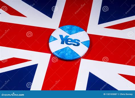 Yes Vote In The Scottish Independence Referendum Editorial Photography