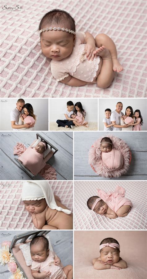 13 Day Old Londyn And Her Pretty Pink Studio Newborn Photo Shoot With