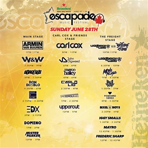 Escapade Music Festival 2015 — Edm Canada