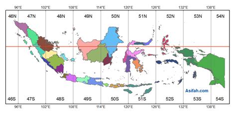 Zona Utm Indonesia Peta Zone Universal Transverse Mercator