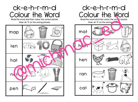 Mash Infants Phonics Ck E H R M D Jolly Phonics Group 2