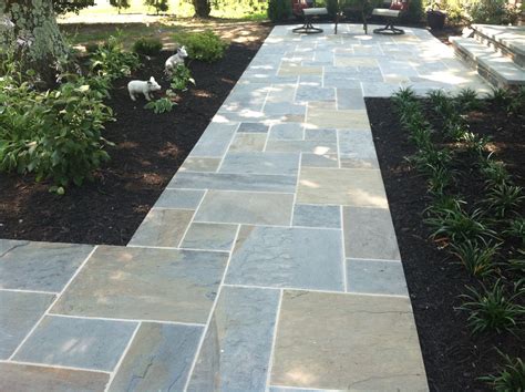 Bluestone pavers are natural stones quarried in the u.s. Bluestone Walkway | Stonework | Pinterest | Walkways ...