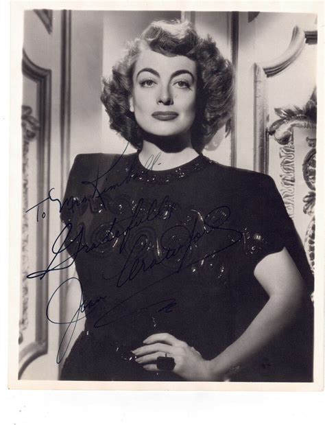 Joan Crawford Vintage Autographed Photo Ebay