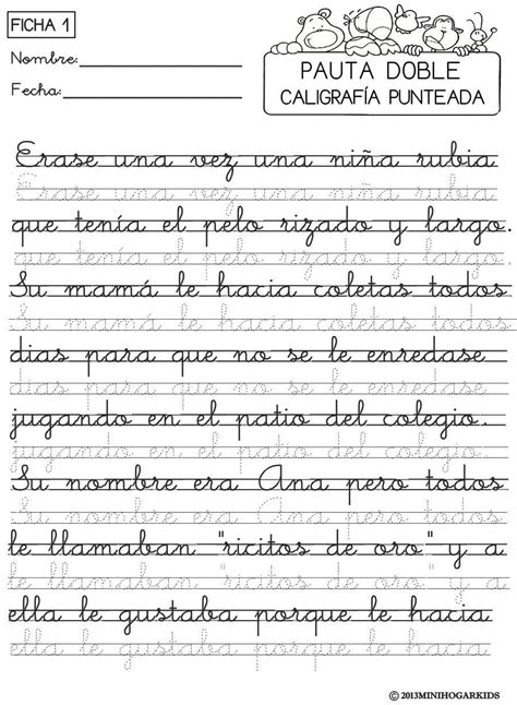 Ejercicios Para Mejorar La Escritura En Secundaria Caligrafía