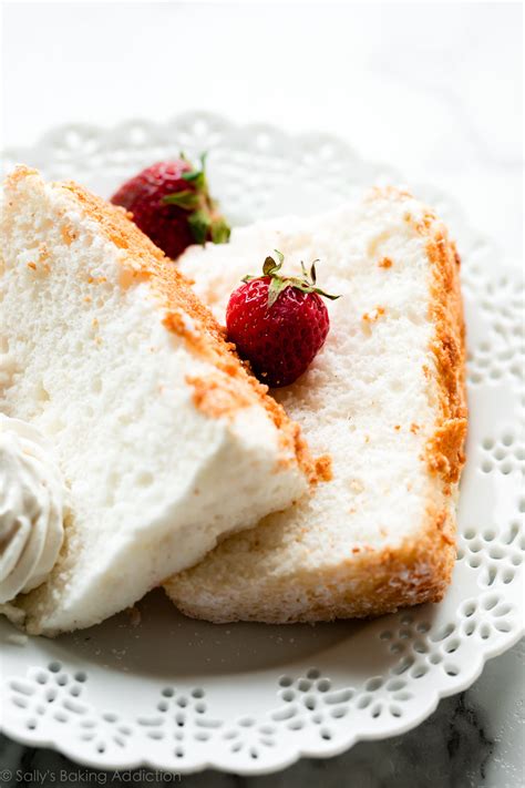 A tube pan with a removable bottom is highly recommended. Angel Food Cake (Light & Fluffy) | Sally's Baking Addiction