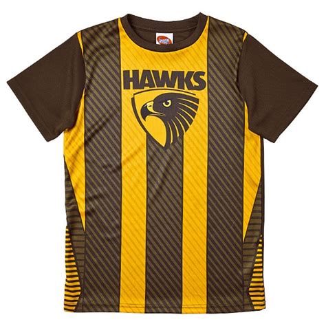 Afl Hawthorn Hawks Short Sleeve Youth T Shirt Target Australia