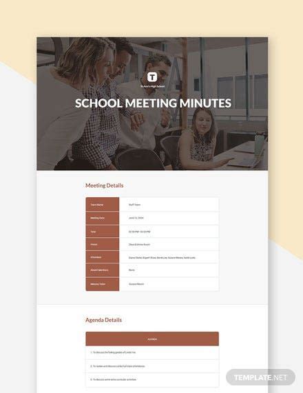 meeting minutes templates  apple mac pages templatenet