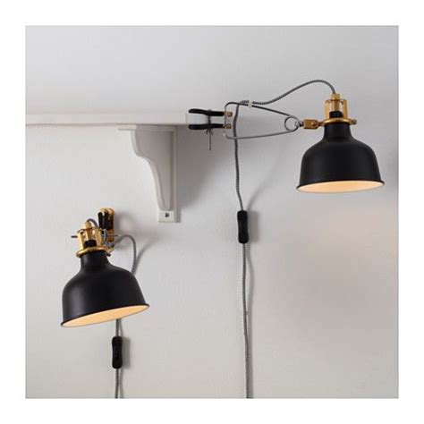 Our practical designs are available in a variety of styles and colors to not only help you be more efficient, but also allow you to add a touch of your personal taste to where you work. RANARP Applique/spot à pince, noir - IKEA | Wall lamp, Ikea wall lamp, Ikea wall lights