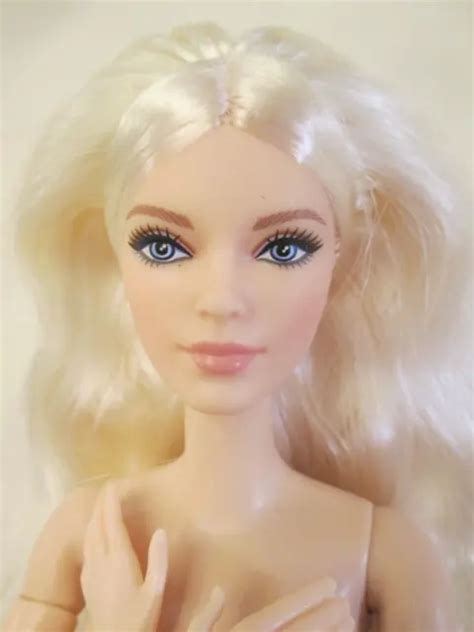 NUDE BARBIE LOOKS 6 Doll 2021 Tall Made To Move Body Platinum Blonde
