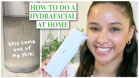 How To Do A Hydrafacial At Home Get Glass Skin Ft W Skin Aqua Facial
