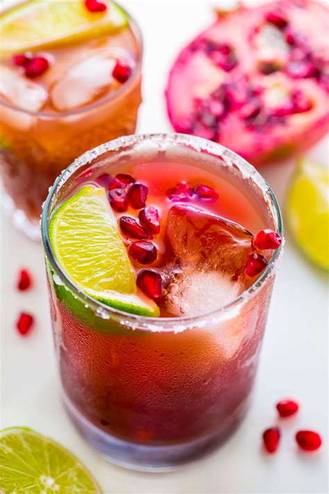 Easy Pomegranate Margaritas Baker By Nature Bloglovin