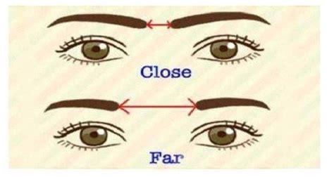 The Gap Between Your Eyebrows May Reveal Your Personality Eyebrows How To Feel Beautiful