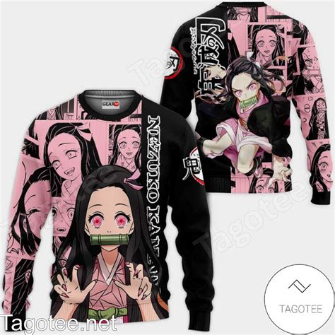 Nezuko Kamado Demon Slayer Anime Manga Jacket Hoodie Sweater T Shirt