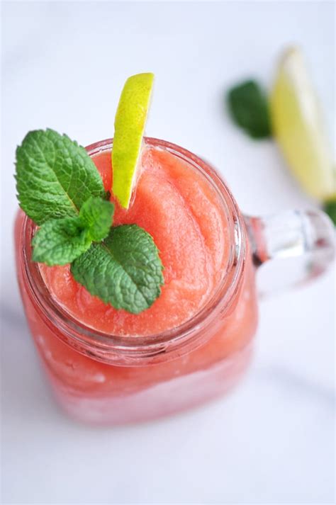 2 Ingredient Watermelon Lime Slushie Mighty Mrs Raising Strong