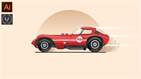 Adobe Illustrator Cc Tutorial Sports Car Illustration Design In 2023