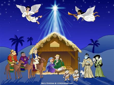 Free Animated Nativity Scene Clipart