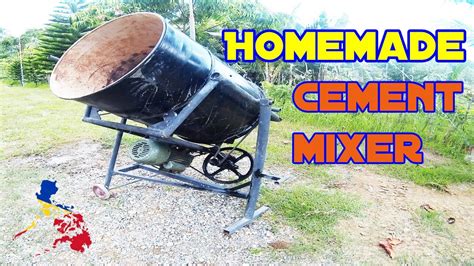 Homemade Cement Mixer - YouTube