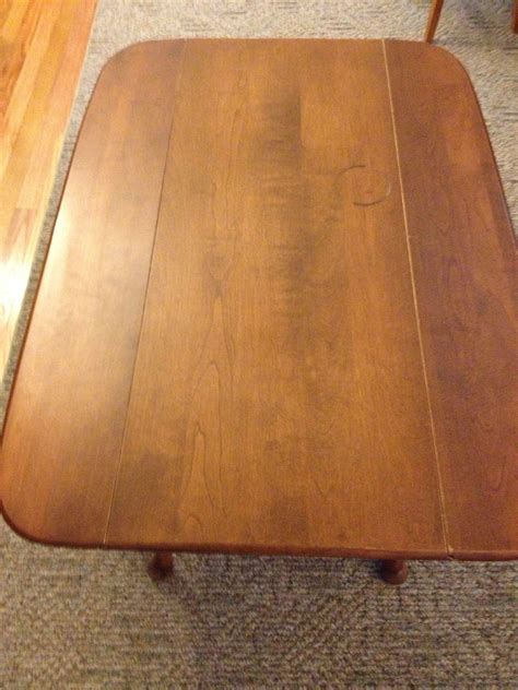 Only 1 available and it's in 1 person's cart. Ethan Allen maple low drop leaf coffee table circa 1930s ...