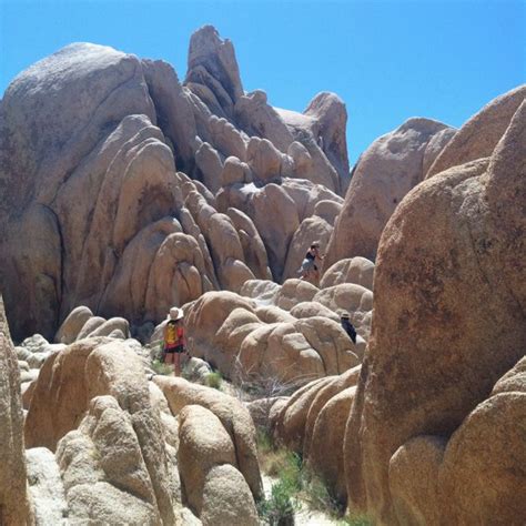 Boulder Hopping In Joshua Tree Where We Went Camping A Few Weeks Ago