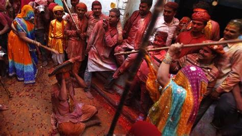 Lathmar Holi 2023 Date History Significance And Celebrations Of The Festival Of Colours In Barsana