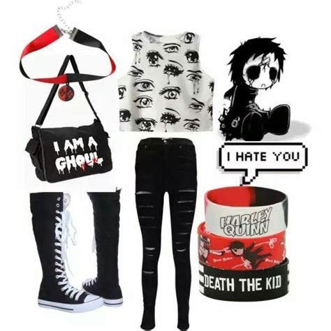 Before the brand, i was just an artist who suffered loneliness and depression. Emo School Outfit #2 Otaku - Polyvore | Emo Fashion ...
