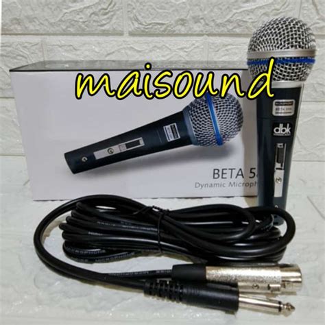 Jual Mic Kabel Dbk Beta Hk58a Original Microphone Dbk Hk 58a Dbk Hk 58 A Di Seller Toko Oktav