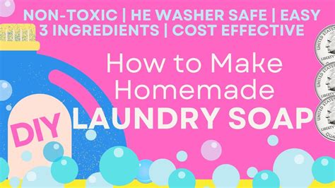How To Make Your Own Liquid Laundry Soap For 75¢ Gal Save Money I