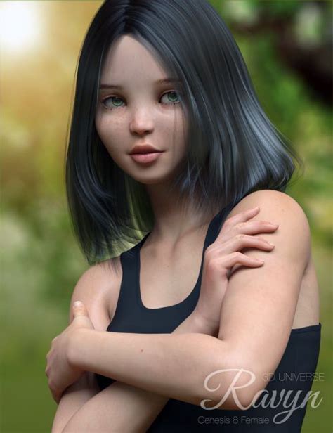 Ravyn Character And Hair For Genesis 8 Females Hair Female Character