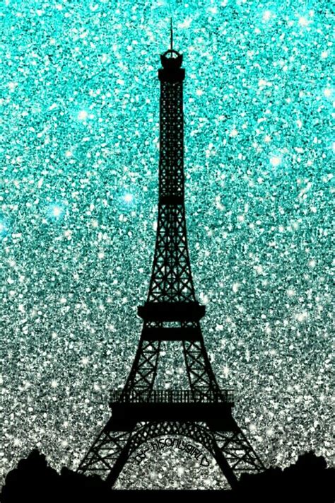 Eiffel Tower Glitter Wallpaper I Created For The App Cocoppa Glitter