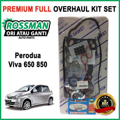 Dalaman enjin diselaputi kerak minyak Perodua Viva Overhaul - B Warna