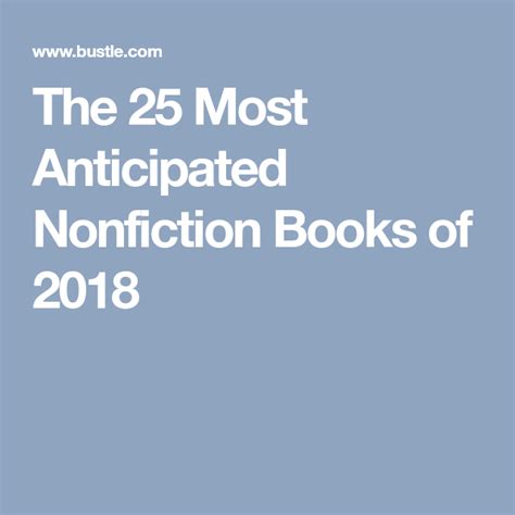 the 25 most anticipated nonfiction books of 2018