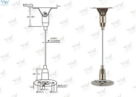 White ambiance fair led dimmable smart suspension ceiling light. Brass Height Adjustable Suspended Wire Lighting Kit ...
