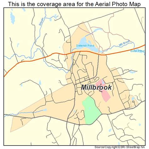 Aerial Photography Map Of Millbrook Ny New York