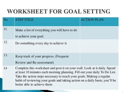 Action Planning Reaching Your Goals In Manageable Steps