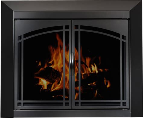Fireplace Screen Vs Glass Doors Fireplace Guide By Linda