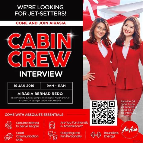 airasia cabin crew walk in interview [kuala lumpur] january 2019 better aviation