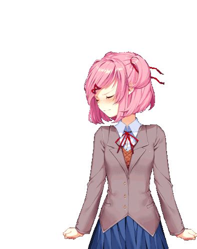 Ddlc Natsuki Sticker Ddlc Natsuki Descobrir E Compartilhar Gifs The Best Porn Website