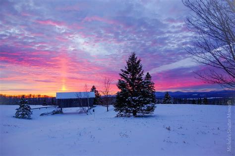 ~a Winters Evening In Cabot Vermont~ ♥♥♥ Photographed By Michele