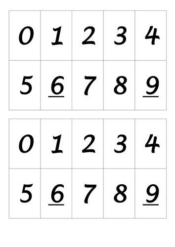 Number Cards 0 9 Free Printable Free Printable Templates